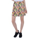 Pattern-christmas-patterns Tennis Skirt