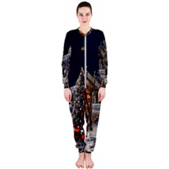 Christmas-landscape Onepiece Jumpsuit (ladies) by Amaryn4rt