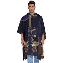 Christmas-advent-candle-arches Men s Hooded Rain Ponchos by Amaryn4rt