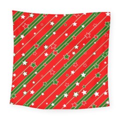 Christmas-paper-star-texture     - Square Tapestry (large) by Amaryn4rt