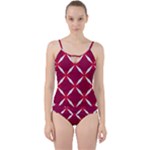 Christmas-background-wallpaper Cut Out Top Tankini Set