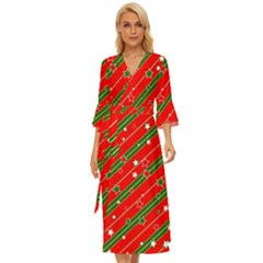 Christmas-paper-star-texture     - Midsummer Wrap Dress