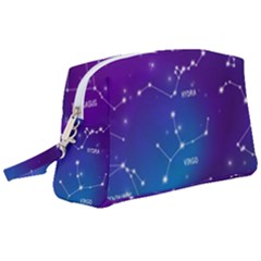 Realistic-night-sky-poster-with-constellations Wristlet Pouch Bag (large) by Amaryn4rt