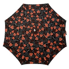 Seamless-vector-pattern-with-watermelons-hearts-mint Straight Umbrellas by Amaryn4rt