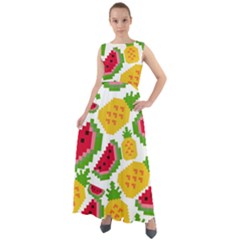 Watermelon-pattern-se-fruit-summer Chiffon Mesh Boho Maxi Dress by Amaryn4rt