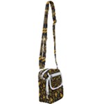 Christmas Background Shoulder Strap Belt Bag