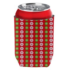 Festive Pattern Christmas Holiday Can Holder