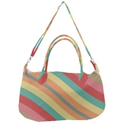 Pattern Design Abstract Pastels Removable Strap Handbag by Pakjumat