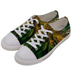 Landscape Night Moon Star Nature Women s Low Top Canvas Sneakers by Pakjumat