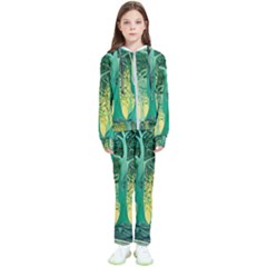 Nature Trees Forest Mystical Forest Jungle Kids  Tracksuit by Pakjumat