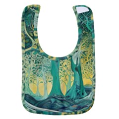 Nature Trees Forest Mystical Forest Jungle Baby Bib by Pakjumat