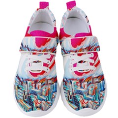 Artistic Psychedelic Art Women s Velcro Strap Shoes by Modalart