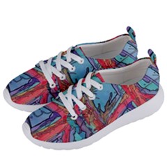 Hippie Peace Sign Psychedelic Trippy Women s Lightweight Sports Shoes by Modalart