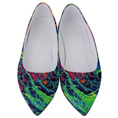 Color Colorful Geoglyser Abstract Holographic Women s Low Heels by Modalart