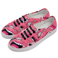 Big Mouth Worm Women s Classic Low Top Sneakers