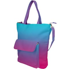 Blue Pink Purple Shoulder Tote Bag by Dutashop