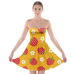 Strawberry Strapless Bra Top Dress by Dutashop