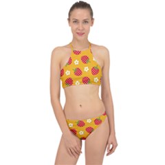 Strawberry Halter Bikini Set