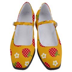 Strawberry Women s Mary Jane Shoes by Dutashop