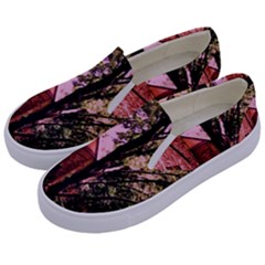 Hot Day In  Dallas-6 Kids  Canvas Slip Ons by bestdesignintheworld