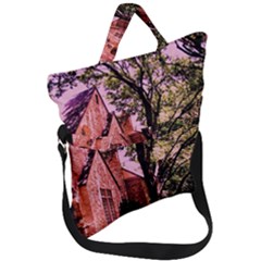 Hot Day In  Dallas-6 Fold Over Handle Tote Bag by bestdesignintheworld