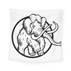 Mammoth Elephant Strong Square Tapestry (small) by Amaryn4rt