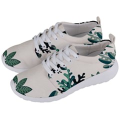 Leaves Plants Foliage Border Men s Lightweight Sports Shoes by Sarkoni