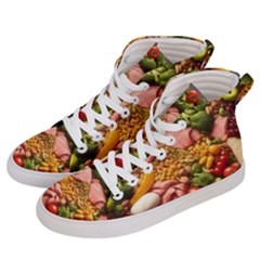 Fruit Snack Diet Bio Food Healthy Women s Hi-top Skate Sneakers by Sarkoni