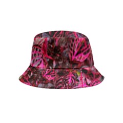 Red Leaves Plant Nature Leaves Bucket Hat (kids) by Sarkoni