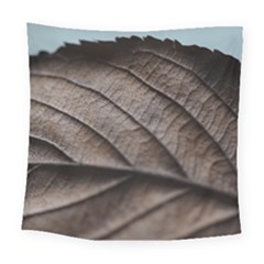 Leaf Veins Nerves Macro Closeup Square Tapestry (large) by Amaryn4rt