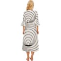 Spiral Eddy Route Symbol Bent Midsummer Wrap Dress View4