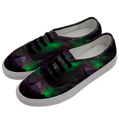 Fantasy Pyramid Mystic Space Aurora Men s Classic Low Top Sneakers by Grandong