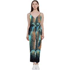 Photo Coral Great Scleractinia V-neck Camisole Jumpsuit by Pakjumat