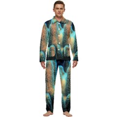 Photo Coral Great Scleractinia Men s Long Sleeve Velvet Pocket Pajamas Set by Pakjumat