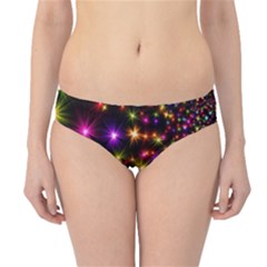 Star Colorful Christmas Abstract Hipster Bikini Bottoms