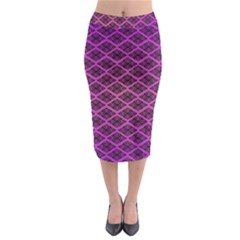 Pattern Texture Geometric Patterns Purple Midi Pencil Skirt