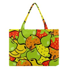 Fruit Food Wallpaper Medium Tote Bag by Dutashop