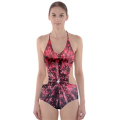 Abstract Background Wallpaper Cut-out One Piece Swimsuit by Bajindul