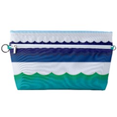 Water Border Water Waves Ocean Sea Handbag Organizer by Amaryn4rt