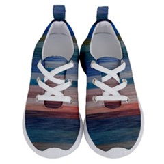 Background Horizontal Lines Running Shoes by Amaryn4rt