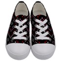 Pattern Abstract Design Art Kids  Low Top Canvas Sneakers View1