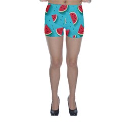 Watermelon Fruit Slice Skinny Shorts