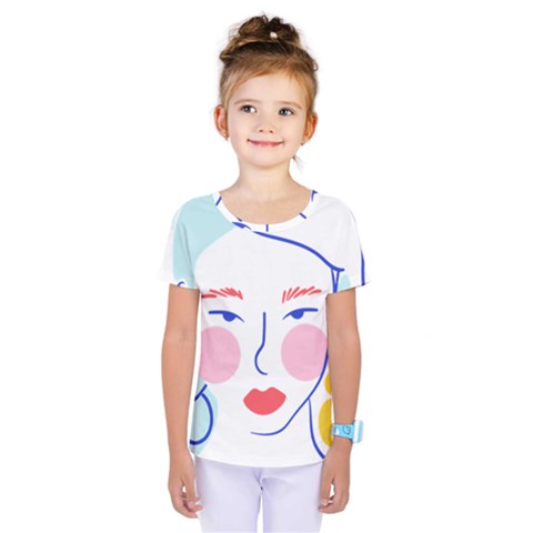 Art Womens Lovers Kids  One Piece T-shirt by Ndabl3x