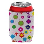 Floral Colorful Background Can Holder