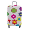 Floral Colorful Background Luggage Cover (Small) View1