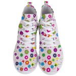 Floral Colorful Background Men s Lightweight High Top Sneakers