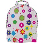 Floral Colorful Background Mini Full Print Backpack