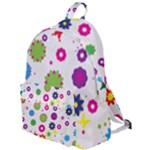 Floral Colorful Background The Plain Backpack