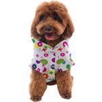Floral Colorful Background Dog Coat