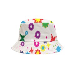 Floral Colorful Background Bucket Hat (kids) by Grandong